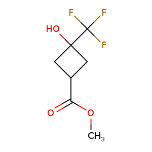 Cyclobutanecarboxylic acid, 3-hydroxy-3-(trifluoromethyl)-, methyl ester