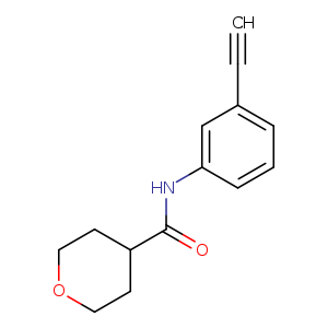N-(3-ETHYNYLPHENYL)OXANE-4-CARBOXAMIDE