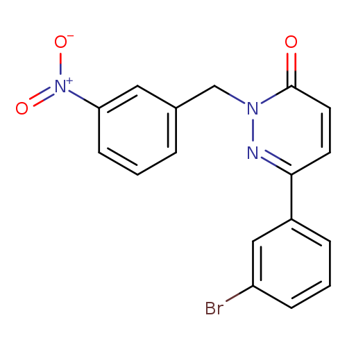 6-(3-bromophenyl)-2-[(3-nitrophenyl)methyl]-2,3-dihydropyridazin-3-one