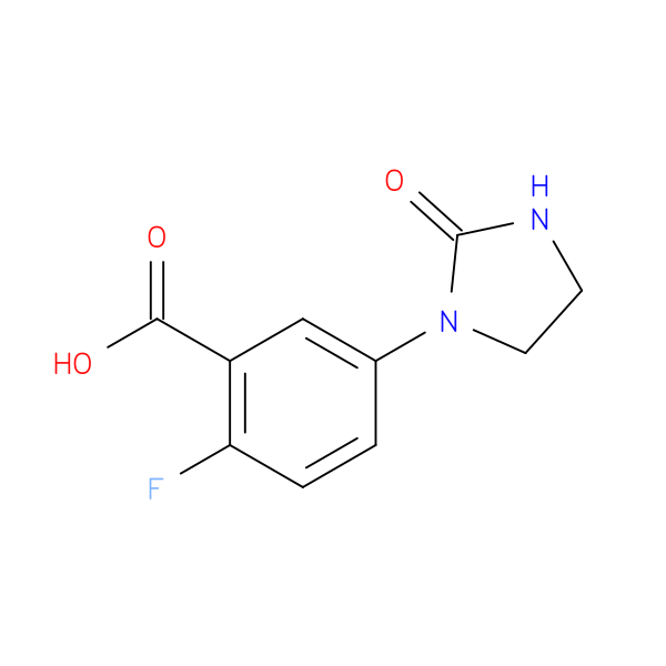 2-fluoro-5-(2-oxoimidazolidin-1-yl)benzoic acid