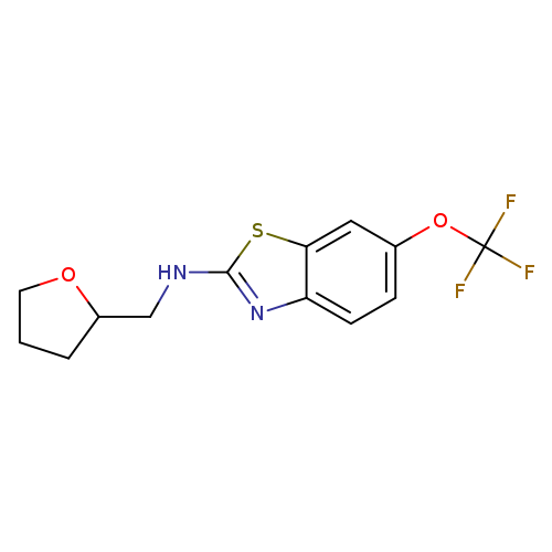 N-((Tetrahydrofuran-2-yl)methyl)-6-(trifluoromethoxy)benzo[d]thiazol-2-amine