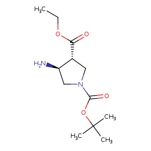 1-tert-Butyl 3-ethyl (3R,4S)-4-aminopyrrolidine-1,3-dicarboxylate