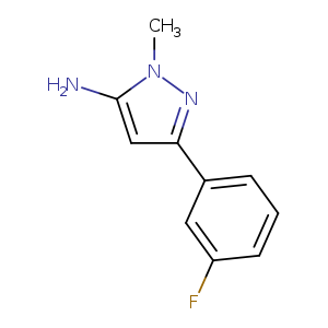 5-Amino-3-(3-fluorophenyl)-1-methylpyrazole