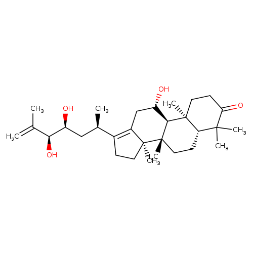 Dammara-13(17),25-dien-3-one, 11,23,24-trihydroxy-, (8α,9β,11β,14β,23S,24S)-