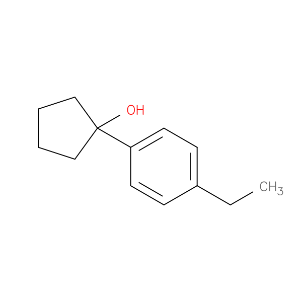 1-(4-ETHYLPHENYL)CYCLOPENTAN-1-OL