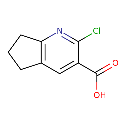 2-chloro-5H,6H,7H-cyclopenta[b]pyridine-3-carboxylicacid