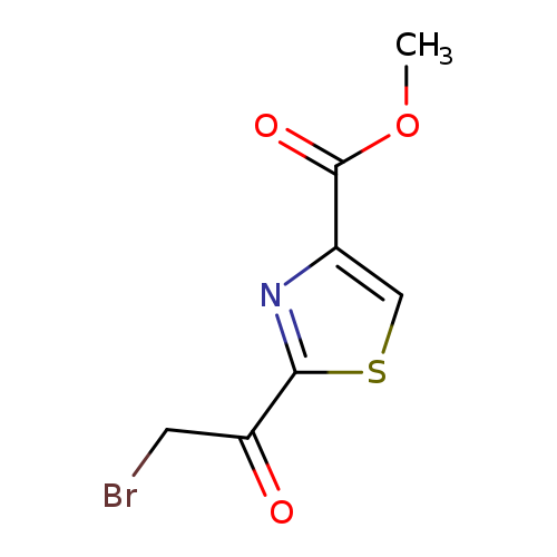 4-Thiazolecarboxylic acid, 2-(bromoacetyl)-, methyl ester