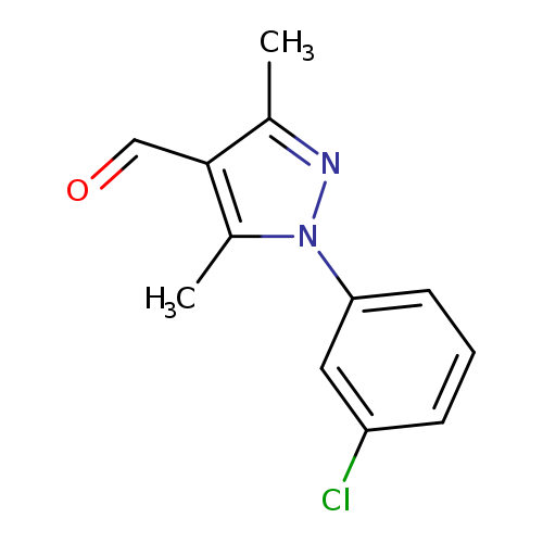 1-(3-Chloro-phenyl)-3,5-dimethyl-1h-pyrazole-4-carbaldehyde