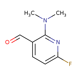 3-Pyridinecarboxaldehyde, 2-(dimethylamino)-6-fluoro-