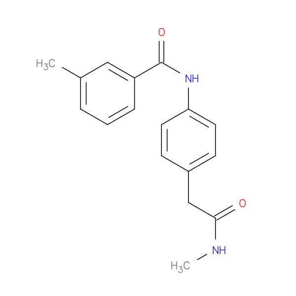 3-methyl-N-{4-[2-(methylamino)-2-oxoethyl]phenyl}benzamide