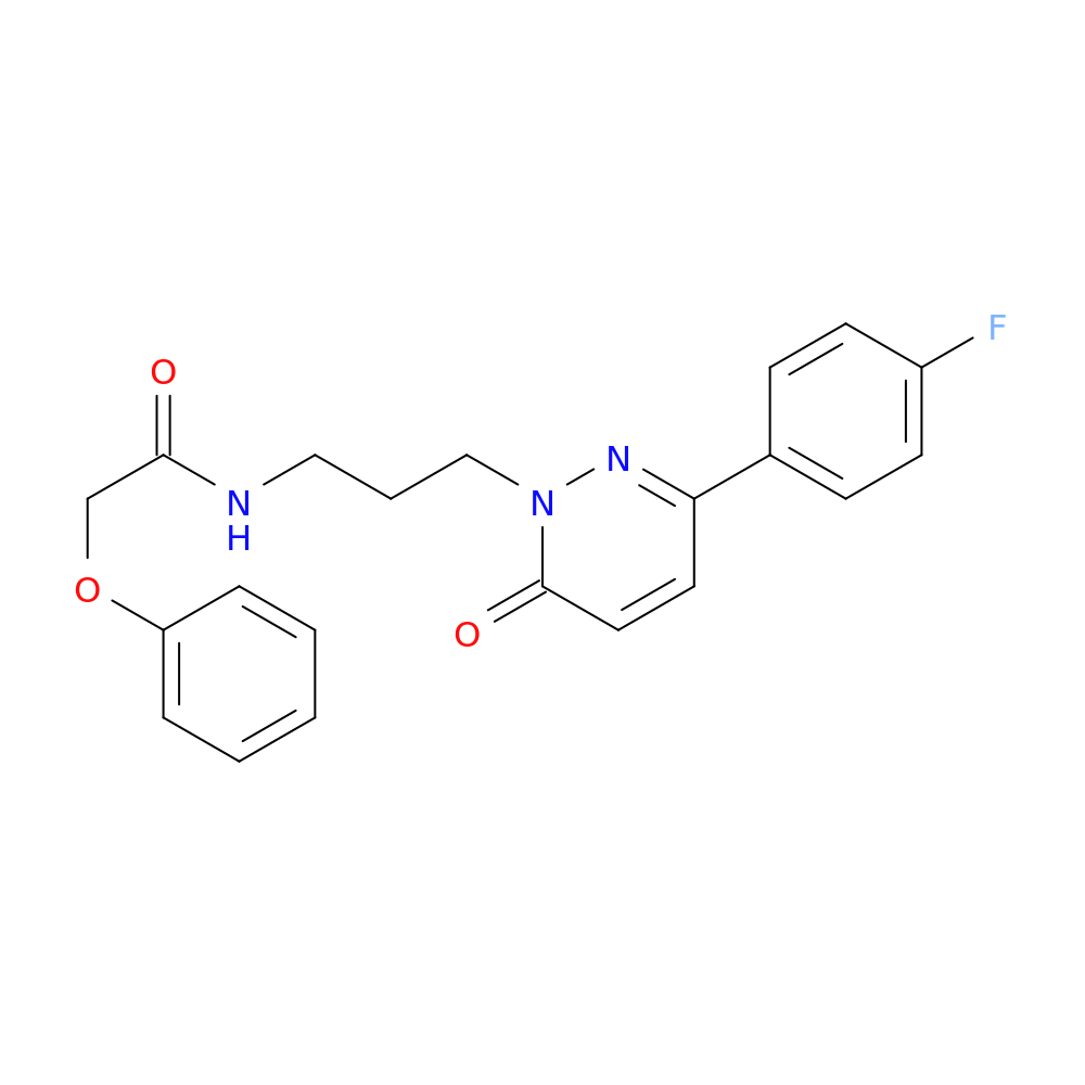 N-{3-[3-(4-fluorophenyl)-6-oxo-1,6-dihydropyridazin-1-yl]propyl}-2-phenoxyacetamide