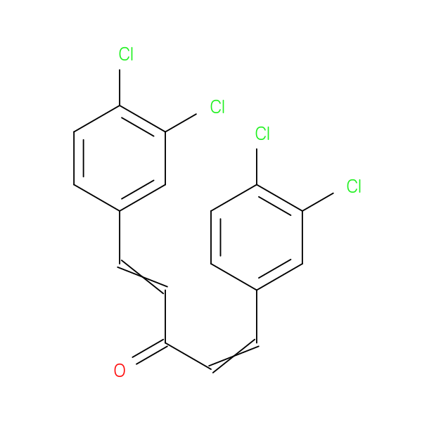 1,5-bis(3,4-dichlorophenyl)penta-1,4-dien-3-one