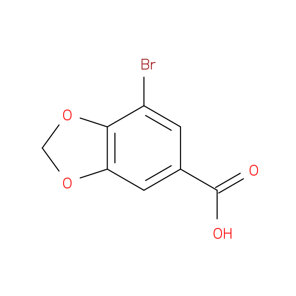 7-Bromobenzodioxole-5-carboxylic Acid