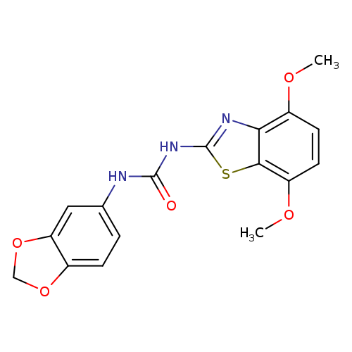 1-(2H-1,3-benzodioxol-5-yl)-3-(4,7-dimethoxy-1,3-benzothiazol-2-yl)urea