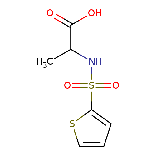 2-(thiophene-2-sulfonamido)propanoic acid