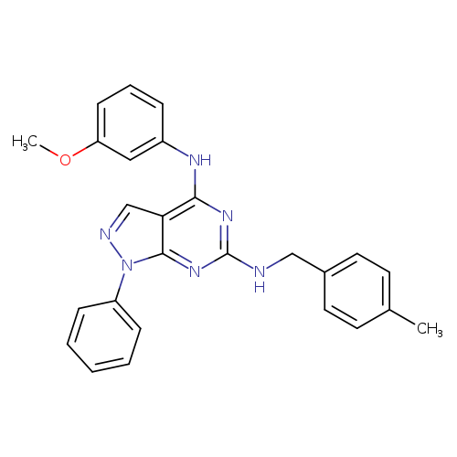 N4-(3-methoxyphenyl)-N6-[(4-methylphenyl)methyl]-1-phenyl-1H-pyrazolo[3,4-d]pyrimidine-4,6-diamine