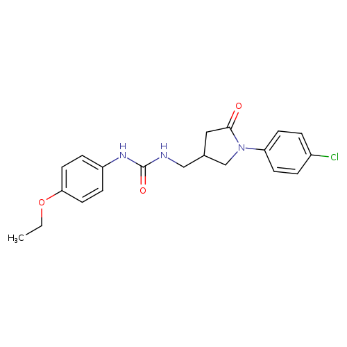 3-{[1-(4-chlorophenyl)-5-oxopyrrolidin-3-yl]methyl}-1-(4-ethoxyphenyl)urea