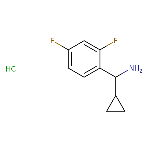 cyclopropyl(2,4-difluorophenyl)methanamine hydrochloride