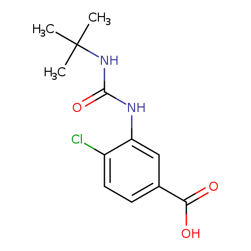 3-[(tert-butylcarbamoyl)amino]-4-chlorobenzoic acid