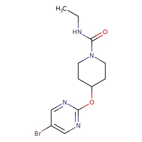 4-[(5-bromopyrimidin-2-yl)oxy]-N-ethylpiperidine-1-carboxamide