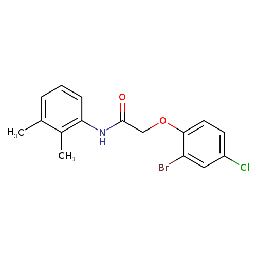 2-(2-bromo-4-chlorophenoxy)-N-(2,3-dimethylphenyl)acetamide