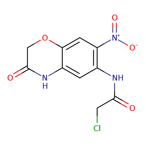 2-chloro-N-(7-nitro-3-oxo-3,4-dihydro-2H-1,4-benzoxazin-6-yl)acetamide