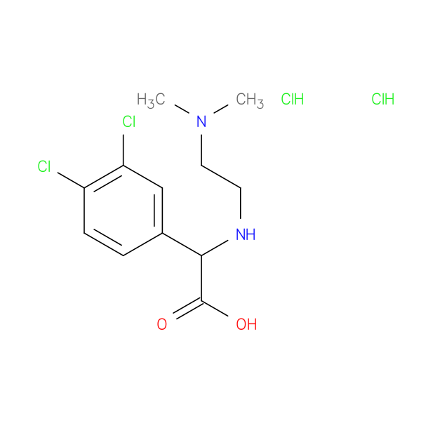 2-(3,4-dichlorophenyl)-2-{[2-(dimethylamino)ethyl]amino}acetic acid dihydrochloride