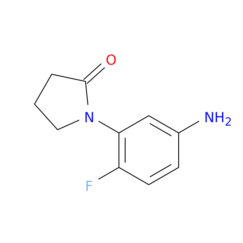 1-(5-amino-2-fluorophenyl)pyrrolidin-2-one