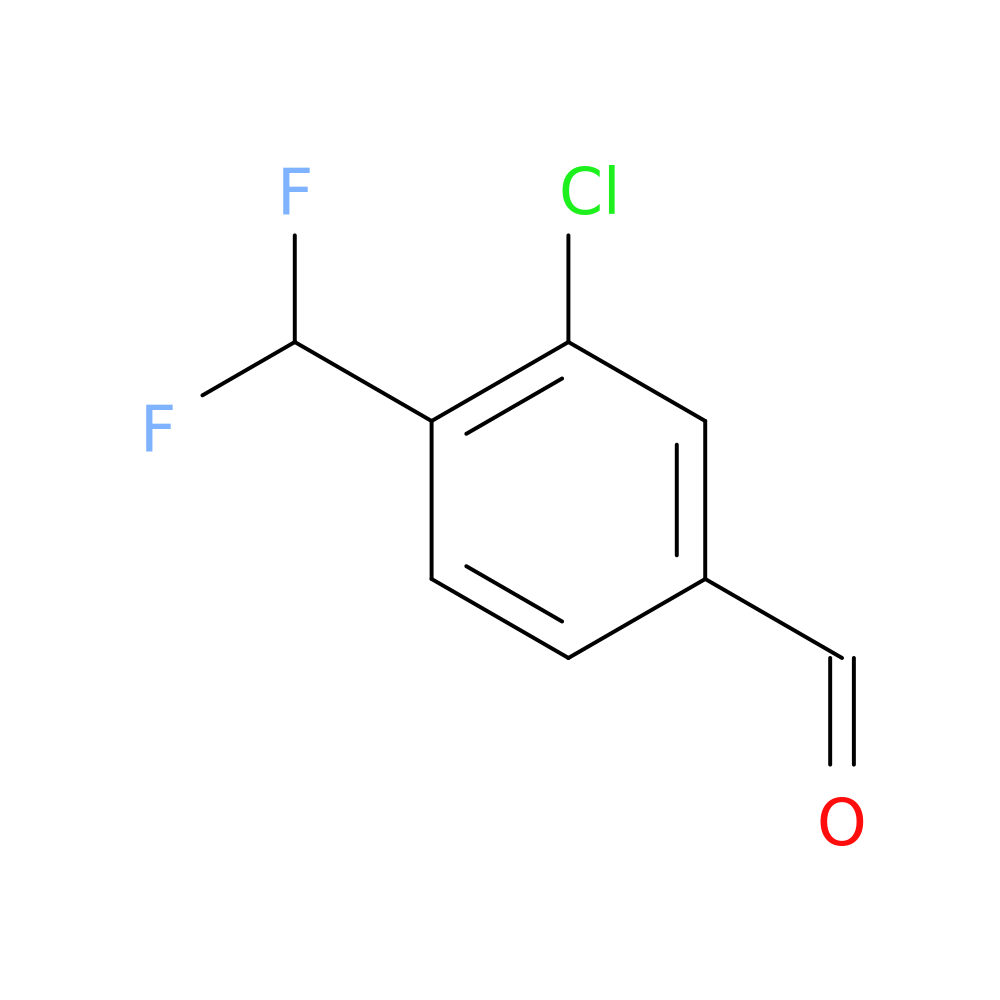 3-chloro-4-(difluoromethyl)benzaldehyde