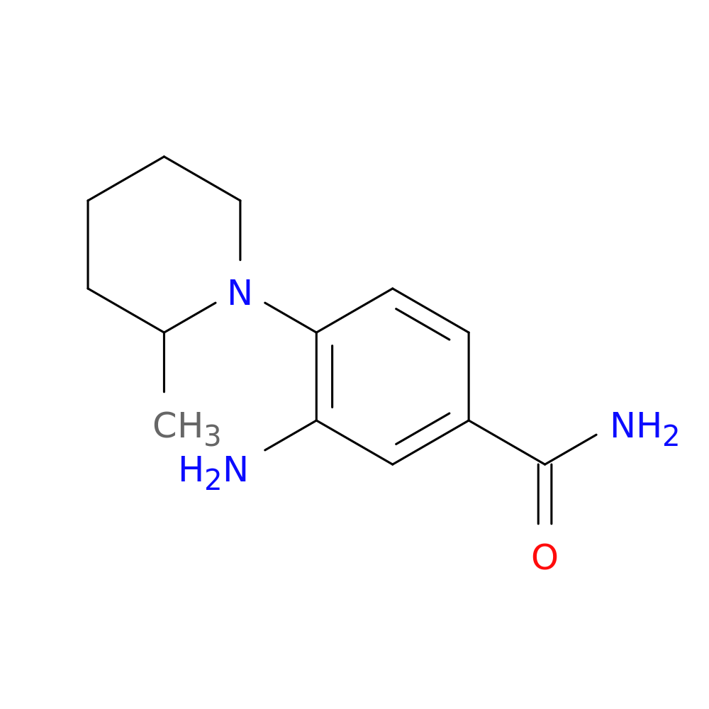 3-Amino-4-(2-methylpiperidin-1-yl)benzamide