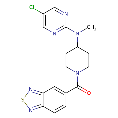 N-[1-(2,1,3-benzothiadiazole-5-carbonyl)piperidin-4-yl]-5-chloro-N-methylpyrimidin-2-amine