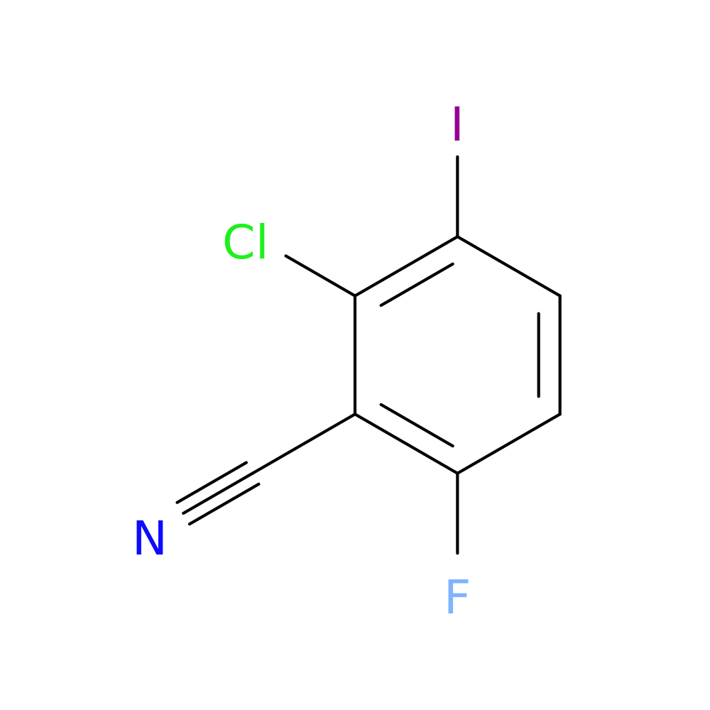 2-chloro-6-fluoro-3-iodobenzonitrile