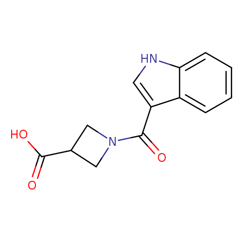 1-(1H-INDOL-3-YLCARBONYL)AZETIDINE-3-CARBOXYLIC ACID