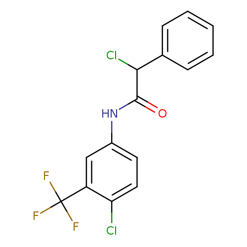 2-chloro-N-[4-chloro-3-(trifluoromethyl)phenyl]-2-phenylacetamide