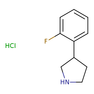3-(2-Fluorophenyl)pyrrolidine HCl