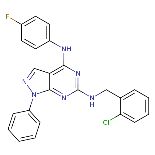 N6-[(2-chlorophenyl)methyl]-N4-(4-fluorophenyl)-1-phenyl-1H-pyrazolo[3,4-d]pyrimidine-4,6-diamine