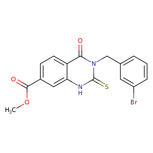 3-(3-Bromo-benzyl)-4-oxo-2-thioxo-1,2,3,4-tetrahydro-quinazoline-7-carboxylic acid methyl ester