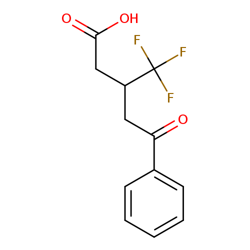 5-oxo-5-phenyl-3-(trifluoromethyl)pentanoic acid