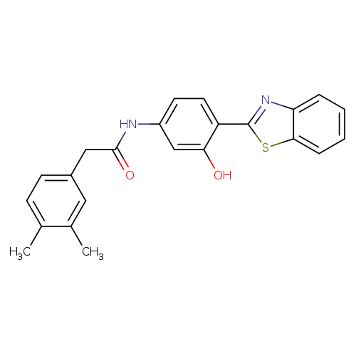 N-[4-(1,3-benzothiazol-2-yl)-3-hydroxyphenyl]-2-(3,4-dimethylphenyl)acetamide