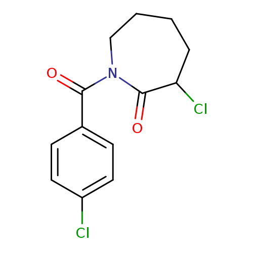 3-chloro-1-(4-chlorobenzoyl)azepan-2-one