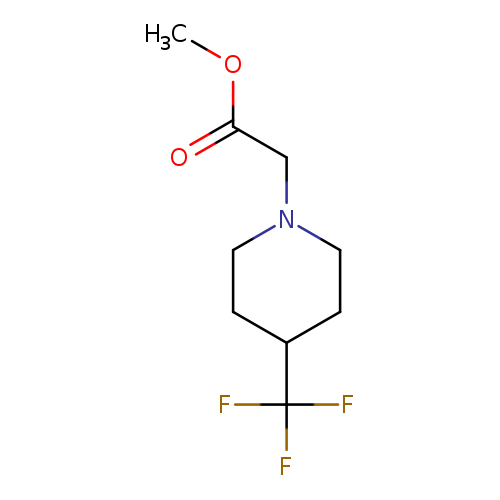 1-Piperidineacetic acid, 4-(trifluoromethyl)-, methyl ester