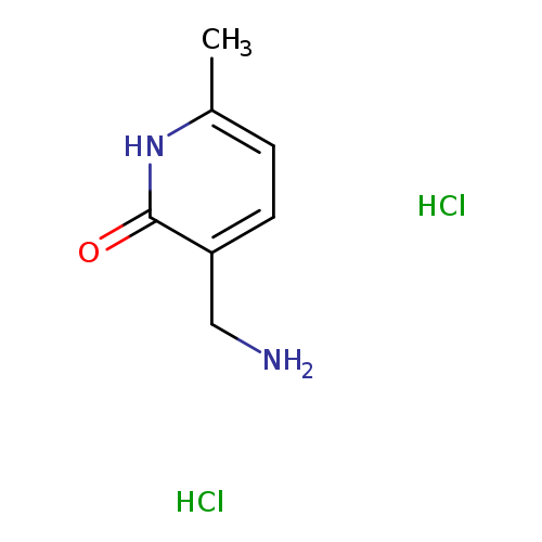 3-(aminomethyl)-6-methyl-1,2-dihydropyridin-2-one dihydrochloride