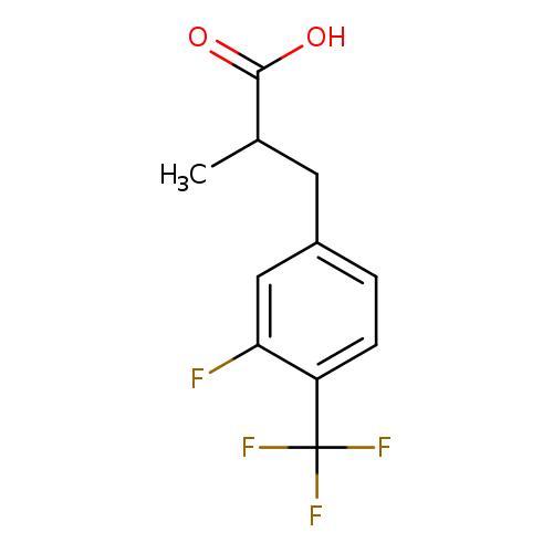 3-[3-Fluoro-4-(trifluoromethyl)phenyl]-2-methylpropanoic acid