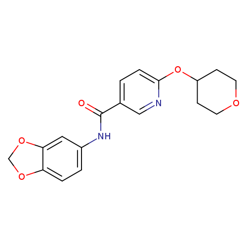 N-(2H-1,3-benzodioxol-5-yl)-6-(oxan-4-yloxy)pyridine-3-carboxamide