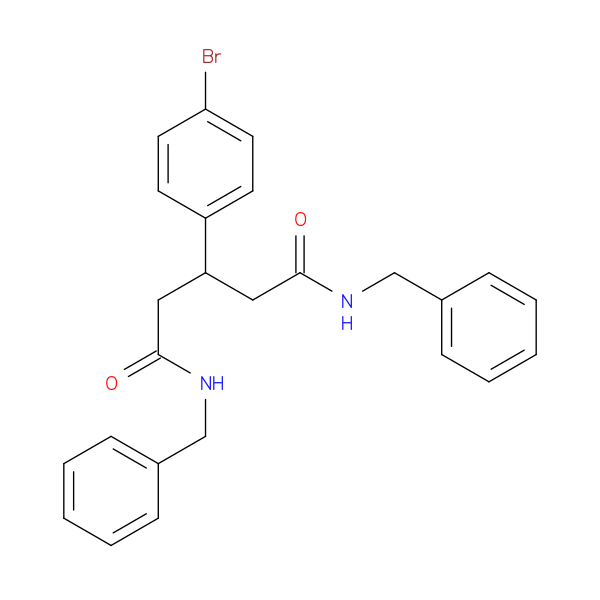 N,N'-dibenzyl-3-(4-bromophenyl)pentanediamide