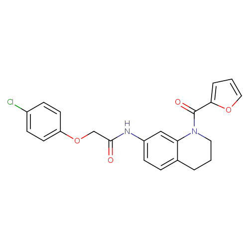 2-(4-chlorophenoxy)-N-[1-(furan-2-carbonyl)-1,2,3,4-tetrahydroquinolin-7-yl]acetamide