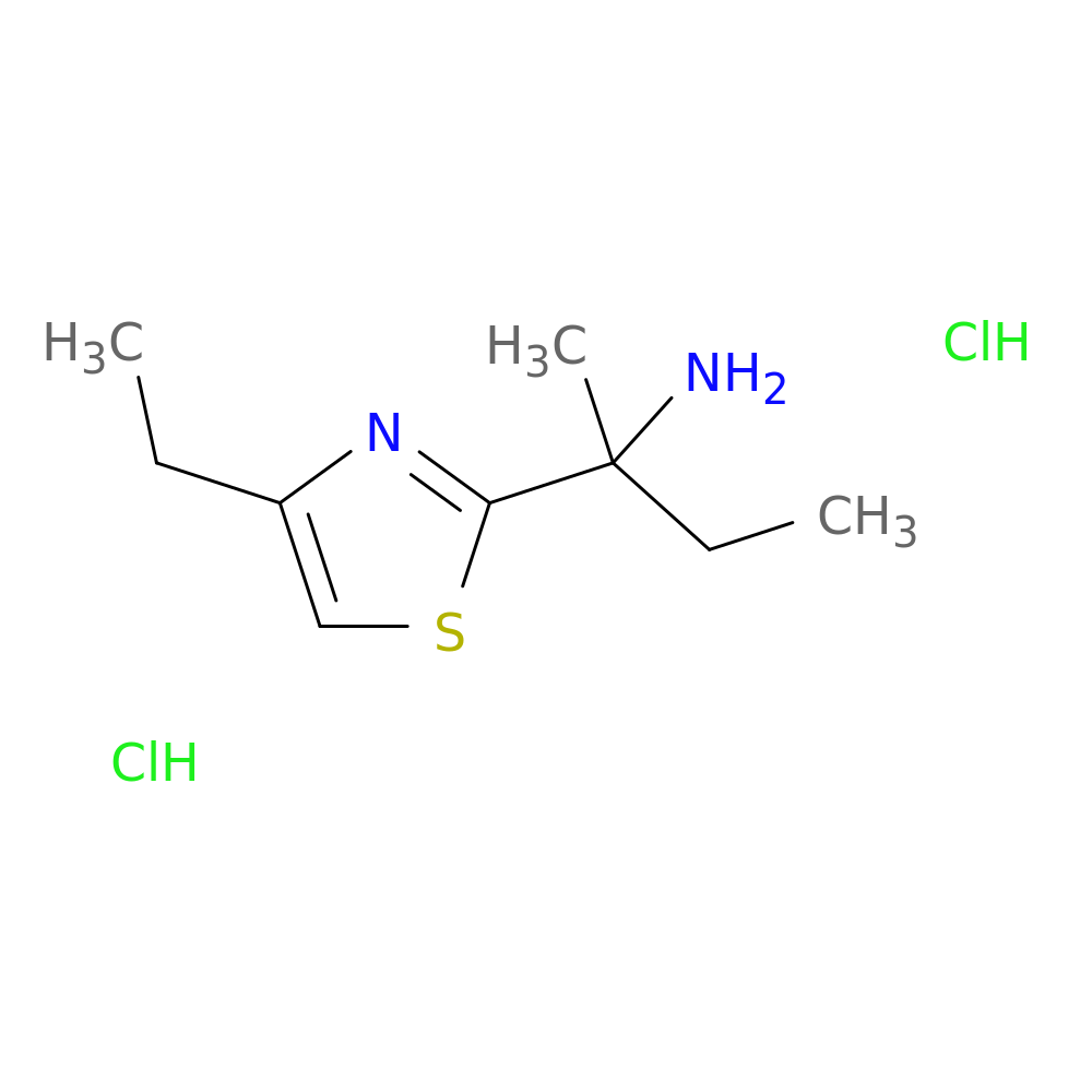 2-(4-ethyl-1,3-thiazol-2-yl)butan-2-amine dihydrochloride
