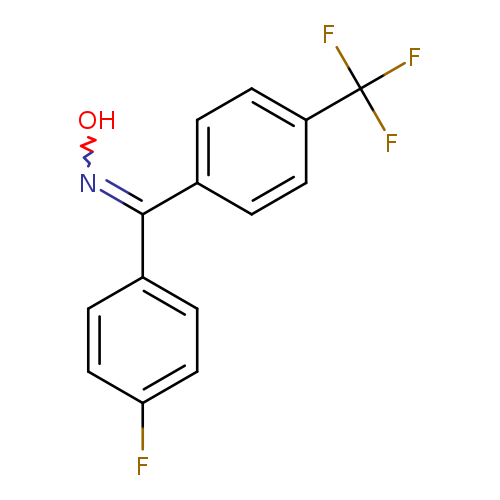 N-[(4-fluorophenyl)[4-(trifluoromethyl)phenyl]methylidene]hydroxylamine