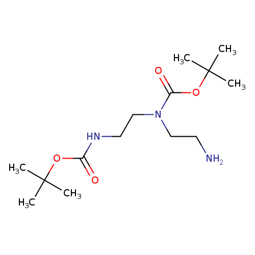 Carbamic acid, N-(2-aminoethyl)-N-[2-[[(1,1-dimethylethoxy)carbonyl]amino]ethyl]-, 1,1-dimethylethyl ester