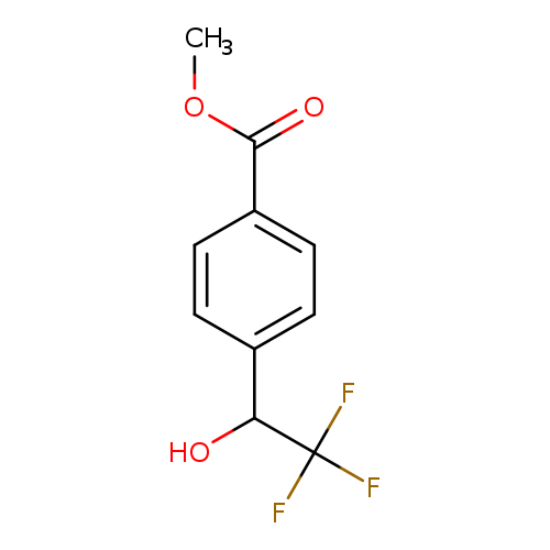 Benzoic acid, 4-(2,2,2-trifluoro-1-hydroxyethyl)-, methyl ester